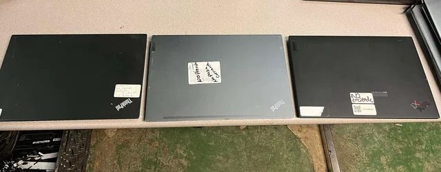 Lot of 3 Lenovo ThinkPad Laptops For Parts or Repair – X1 Carbon Gen 9 / T14S –