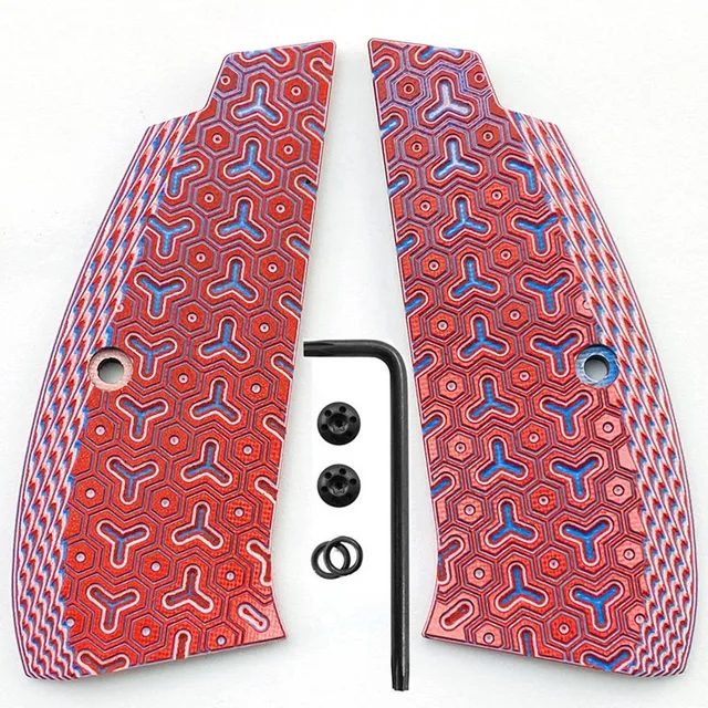 CZ75 G10 Grip Handle For CZ 75 Full Size SP-01 Series Shadow 2 75B BD