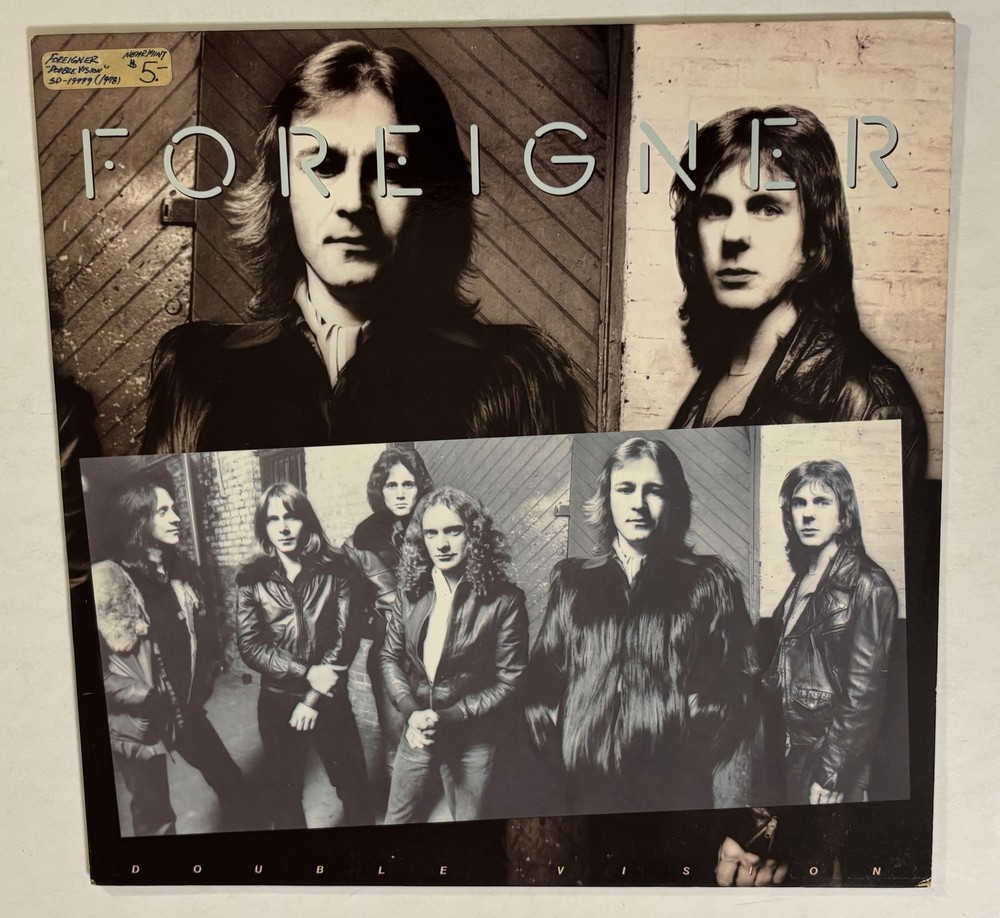 Foreigner Double Vision LP Vinyl Record 1978 Atlantic SD 19999 Classic Rock NM