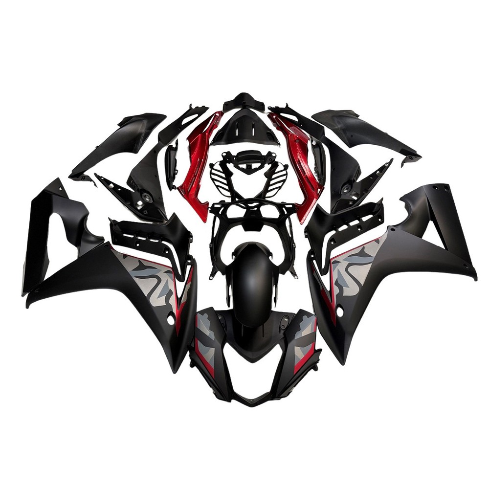 ABS Fairing For Honda CBR650F 2014-2019 Injection Cowl Matte Black Red Bodywork