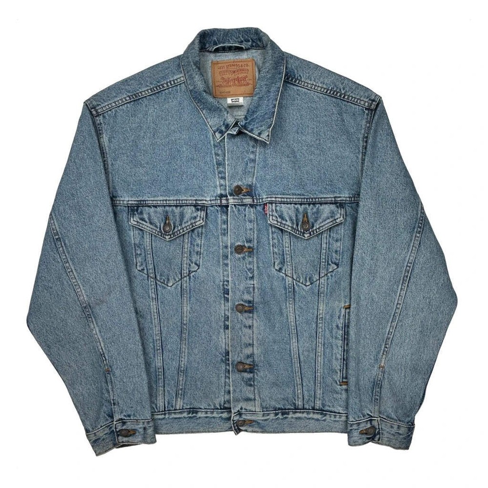 Levis Denim Jacket - Large Blue Denim