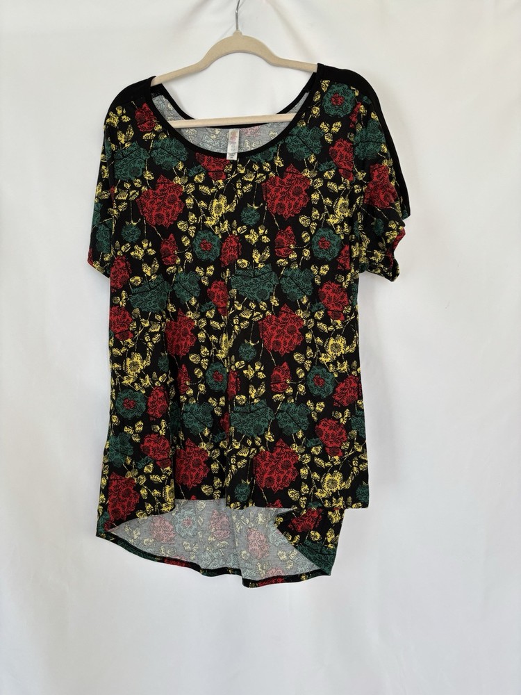 Lularoe Multi-Colored Floral Print Classic T Tee Shirt - 3XL