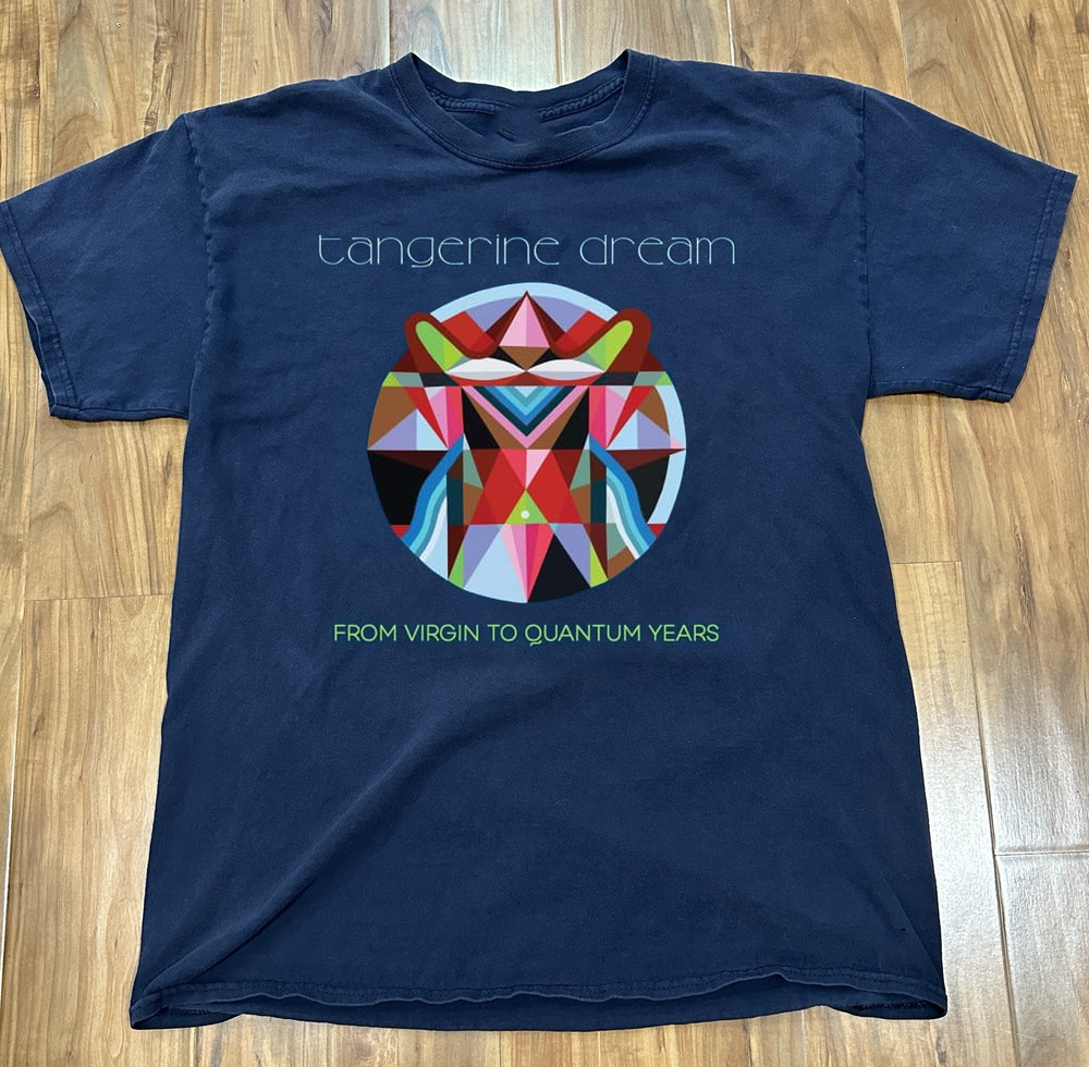 Tangerine Dream From Virgin To Quantum Years T Shirt Black All Size S-5Xl