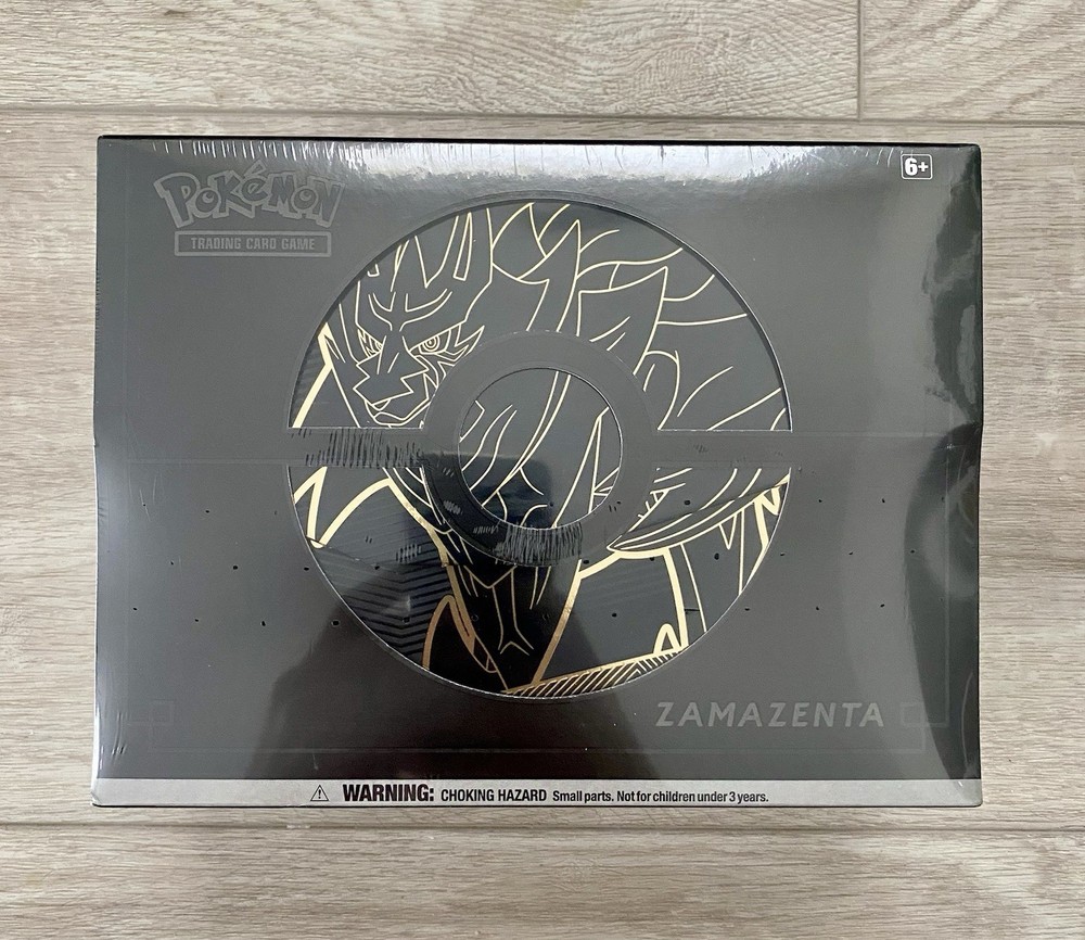 Pokemon TCG Sword & Shield Zamazenta ETB Elite Trainer Box Plus Factory Sealed ✅