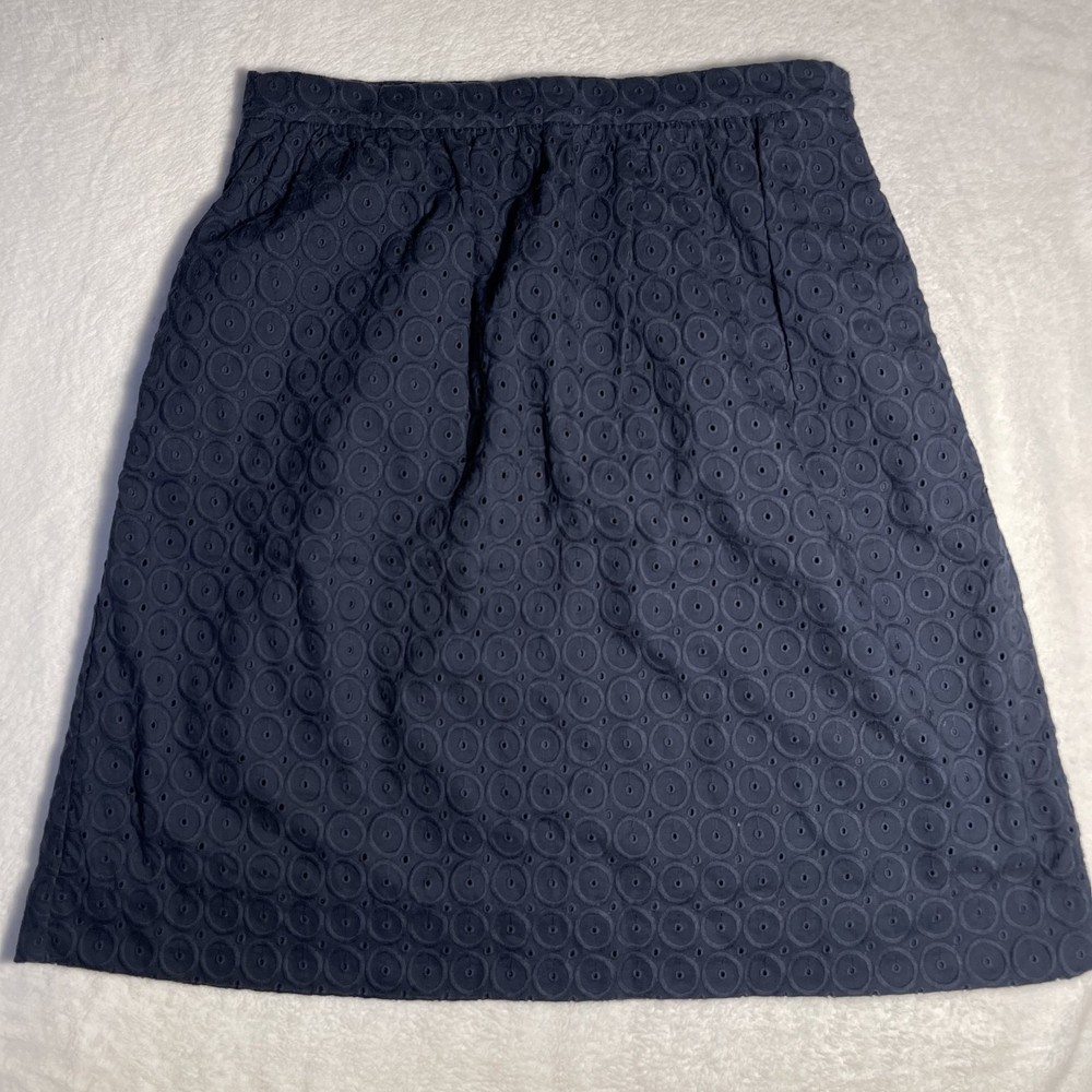 J.Crew Navy Blue Skirt Size 4 A-Line