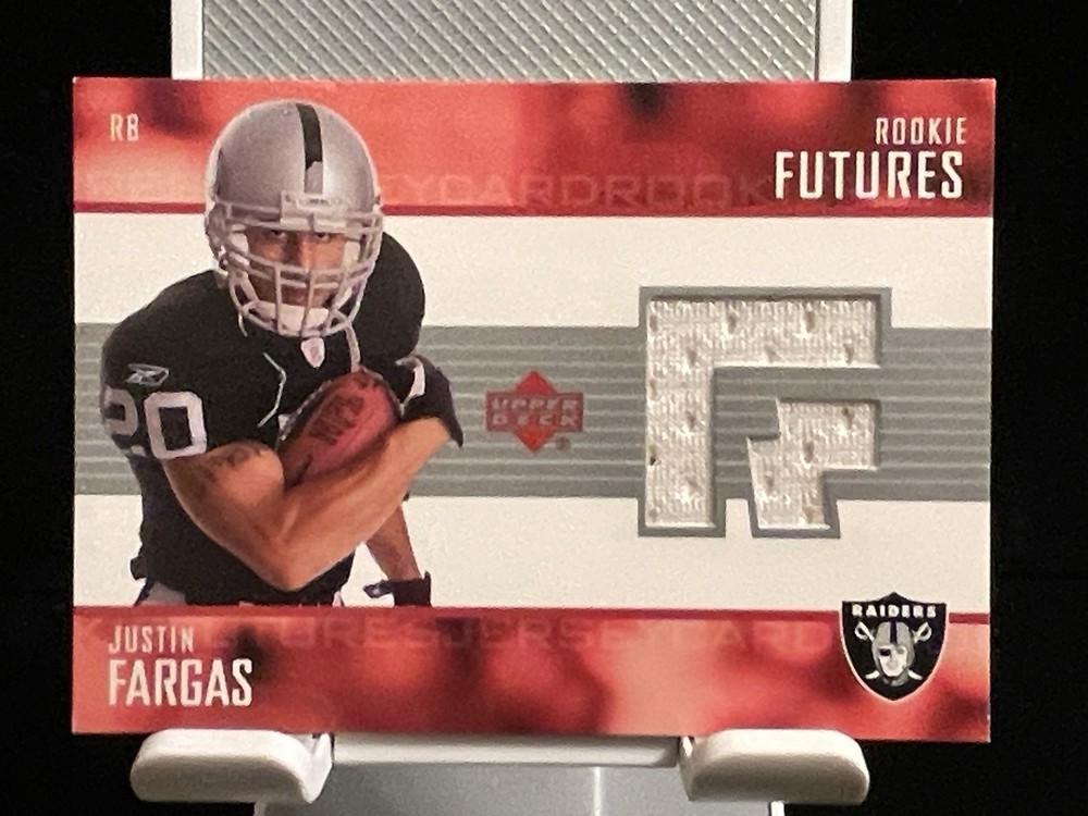 2003 Upper Deck - Rookie Futures Justin Fargas #RF-JF (MEM, RC)