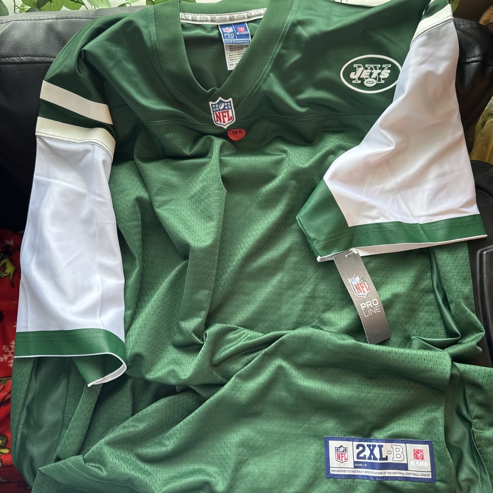 New York Jets NFL Pro Line Mens Team Jersey Blank NWT Size 2XL