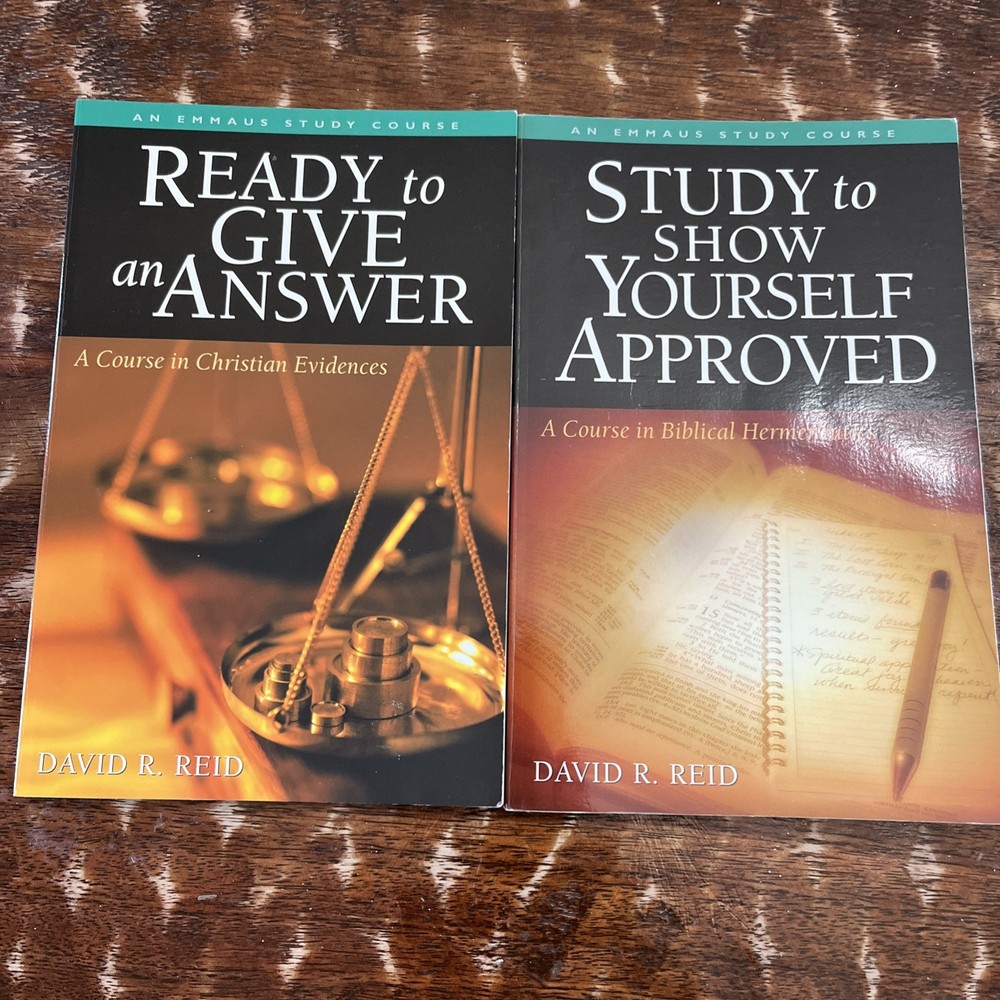 Emmaus Study: Ready to Give an Answer  (Christian Evidences) & Hermeneutics SET