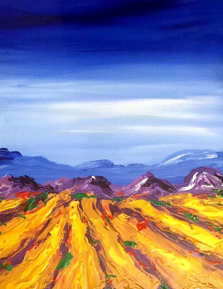LANDSCAPE  by Mark Kazav t Abstract Modern CANVAS Original  PAI5h5hG