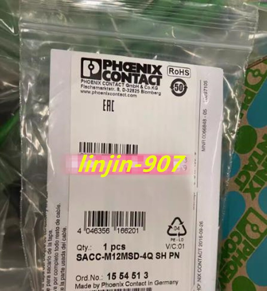 1PC Phoenix Contact SACC-M12MSD-4Q SH PN connector 1554513