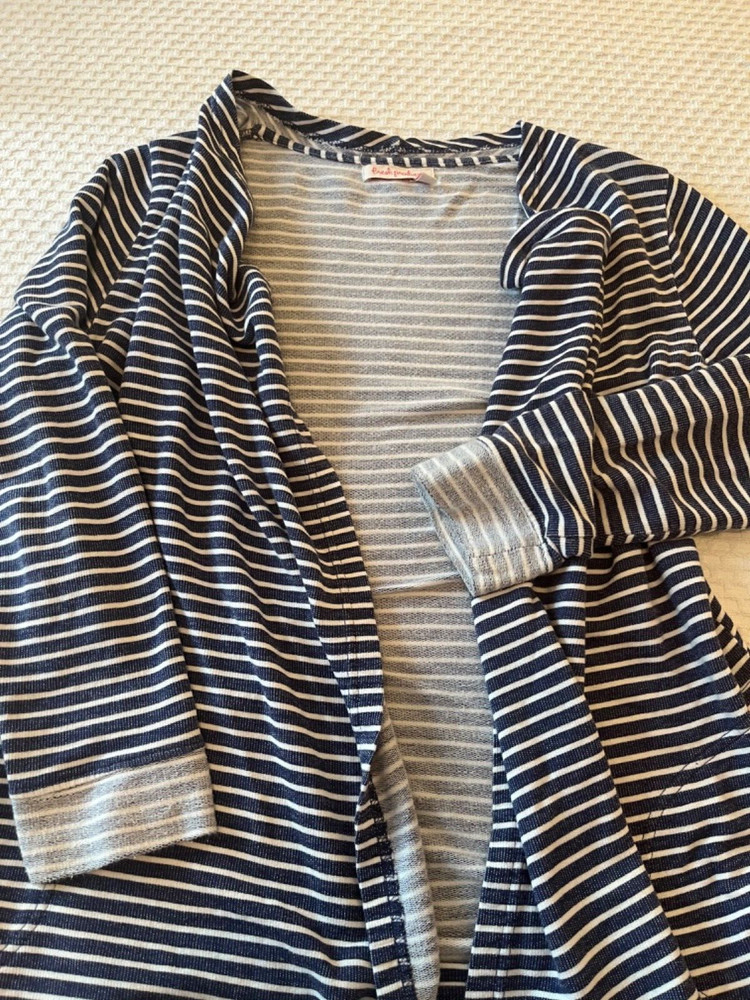 Fresh Produce Cardigan Sweater XS Small Womens Long Open Front Cotton