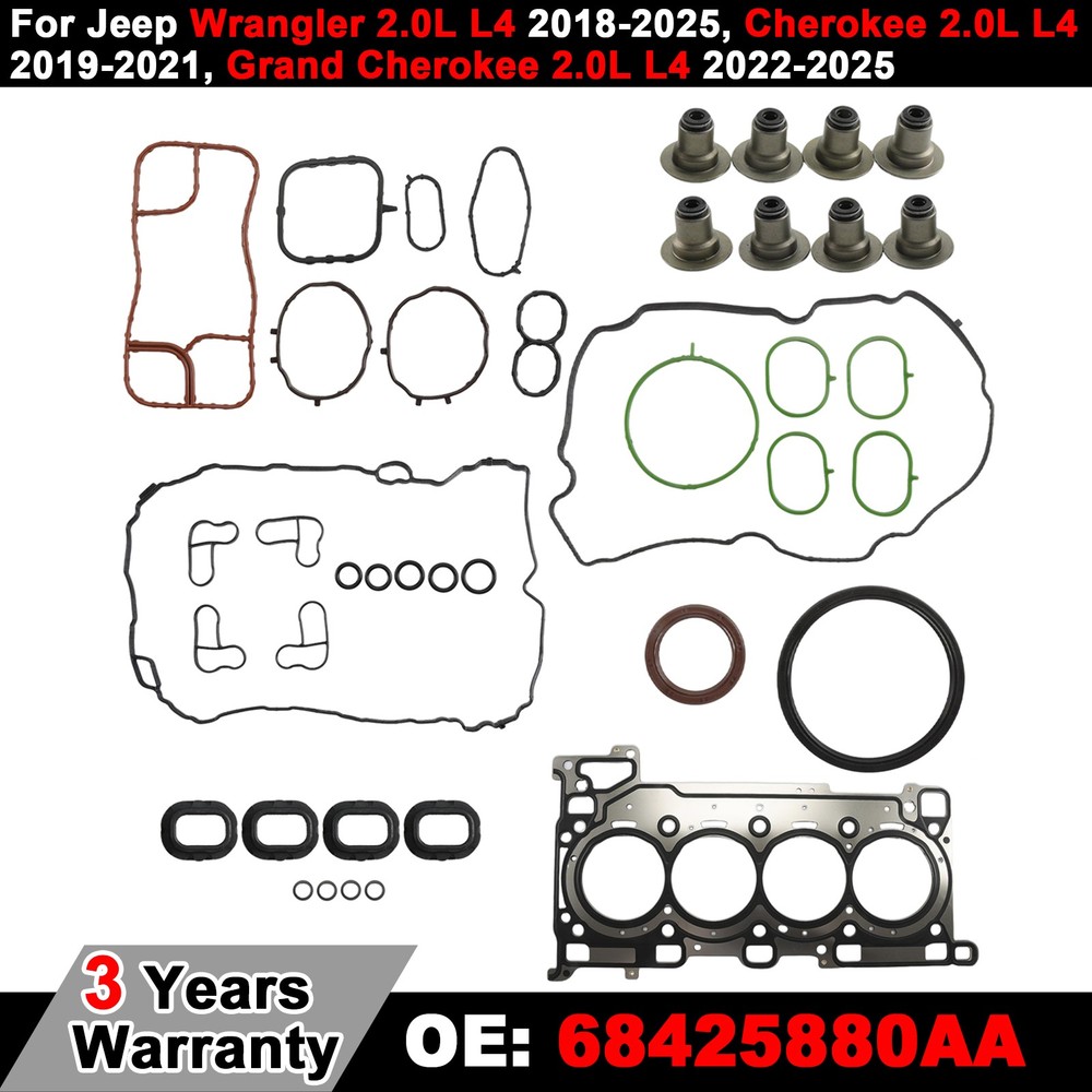 Head Gasket kit 68425880AA For Jeep 2.0T wrangler grand cherokee 2.0T Gasket Set