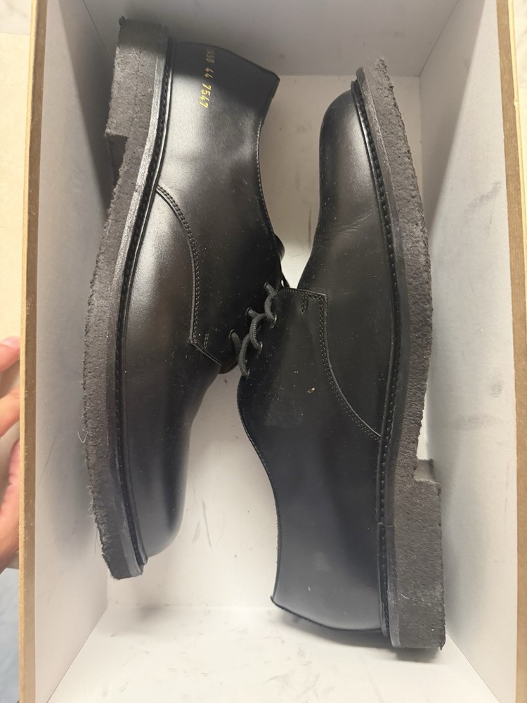 Common Projects Leather Derby Shoes Size 12