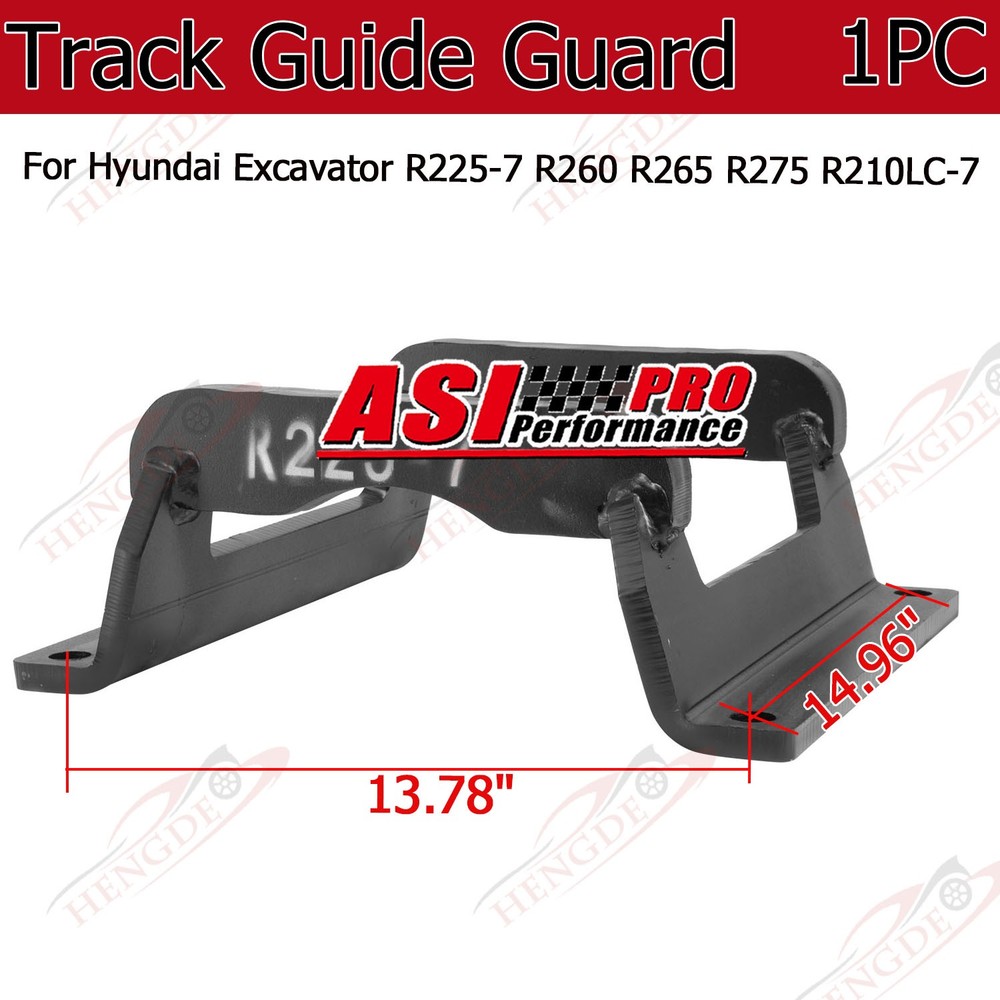 Track Guide Guard For Hyundai Excavator R260 R265 R275 R210LC-7 R225-7 Black
