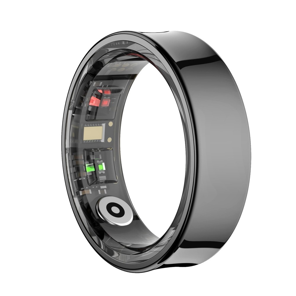 Curved Design Smart Ring Fitness Tracker, Gesture Remote Control Activity Spo...