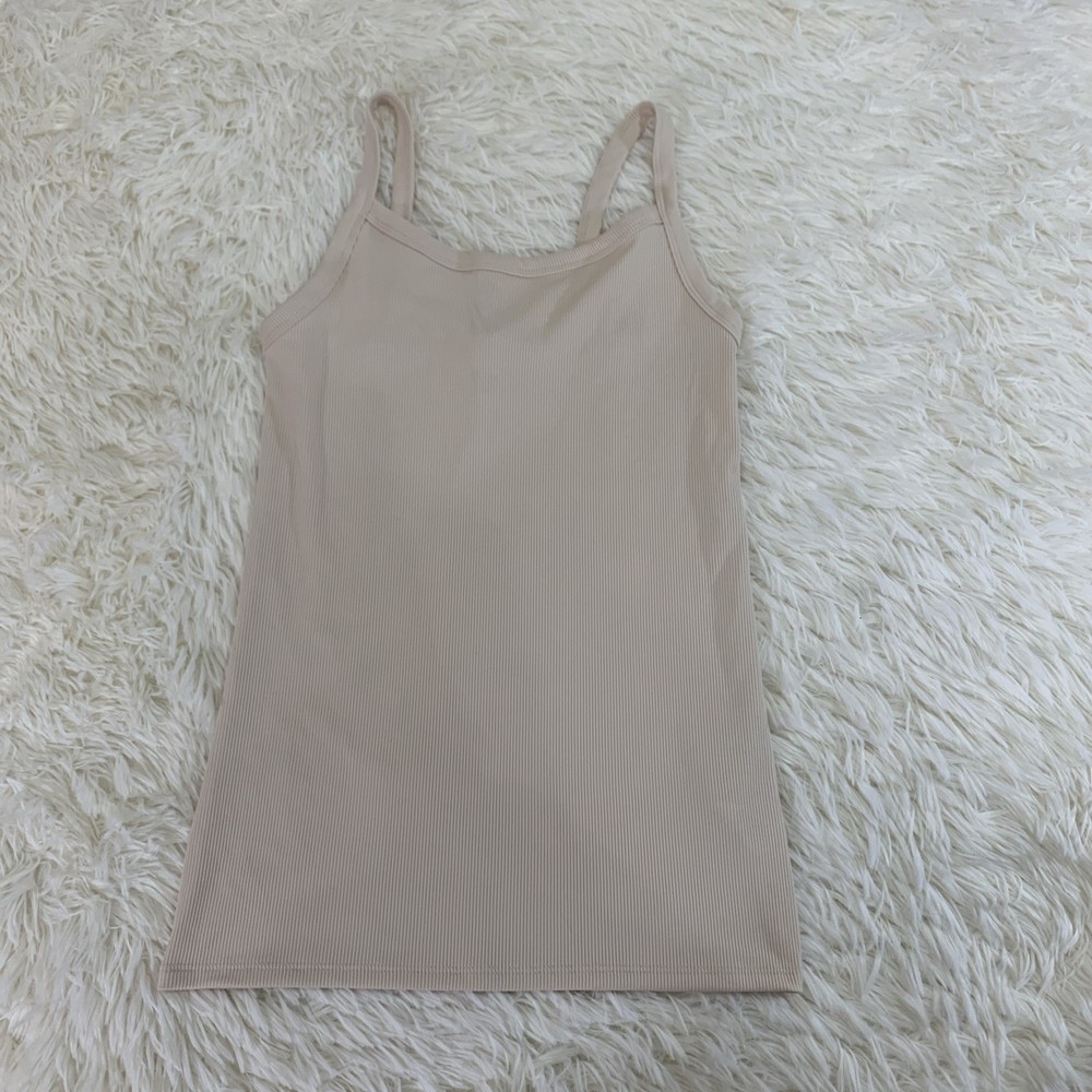 No Boundaries khaki ribbed cami small