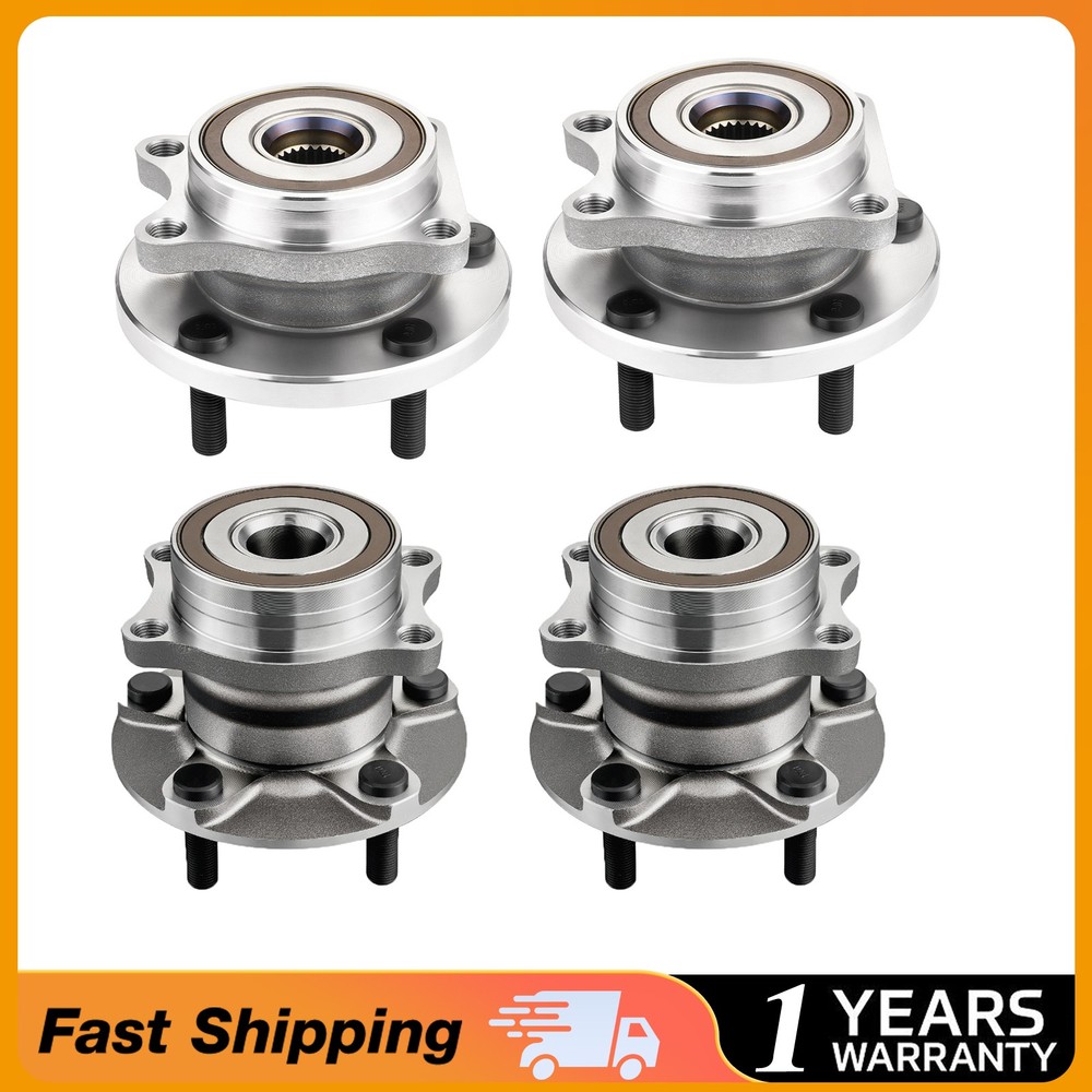 Set of 4 Front & Rear Wheel Bearing Hub For 2015-2020 Subaru Legacy Outback 2.5L