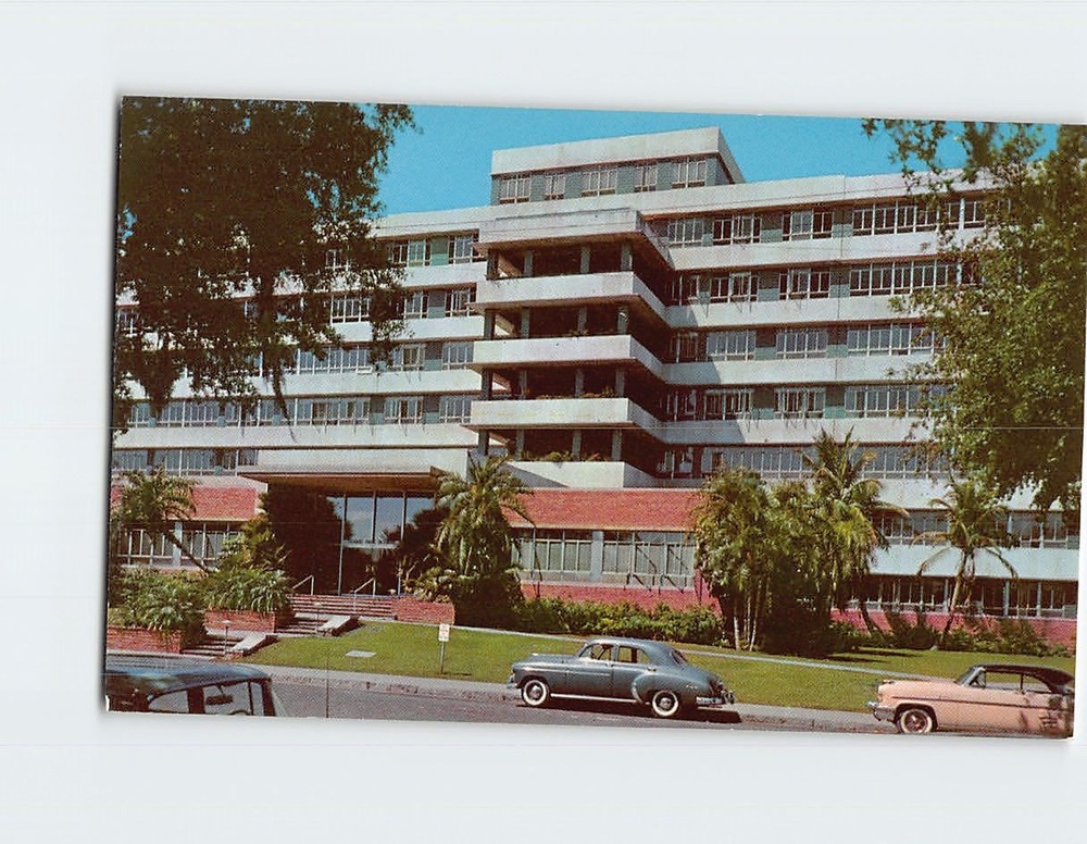 Postcard Mount Park Hospital The Sunshine City St. Petersburg Florida USA