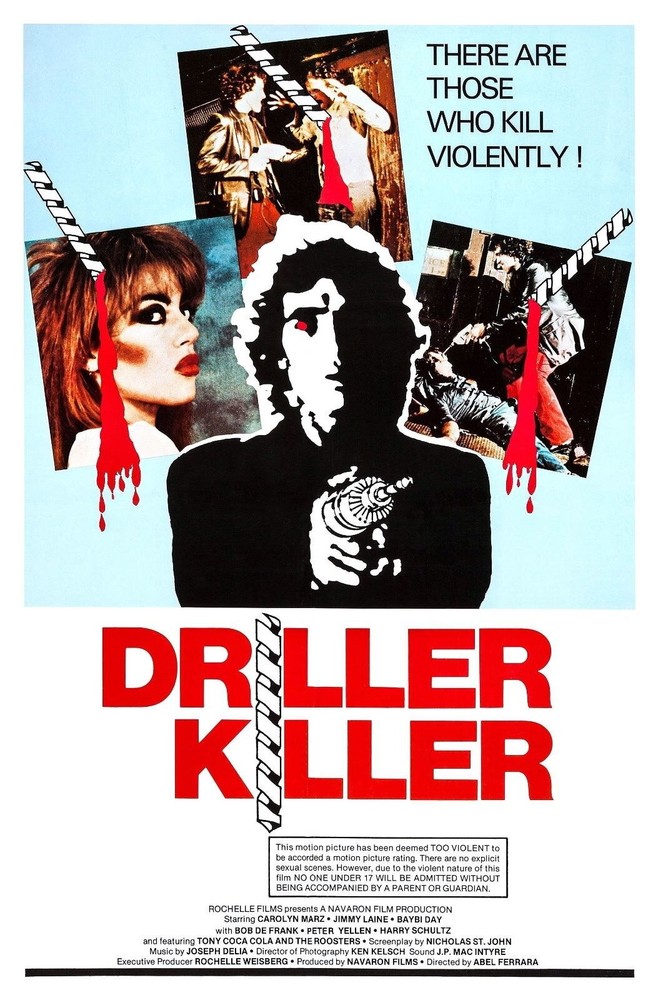 74322 The Driller Killer 1979 Slasher Cult Movie Wall Print Poster US
