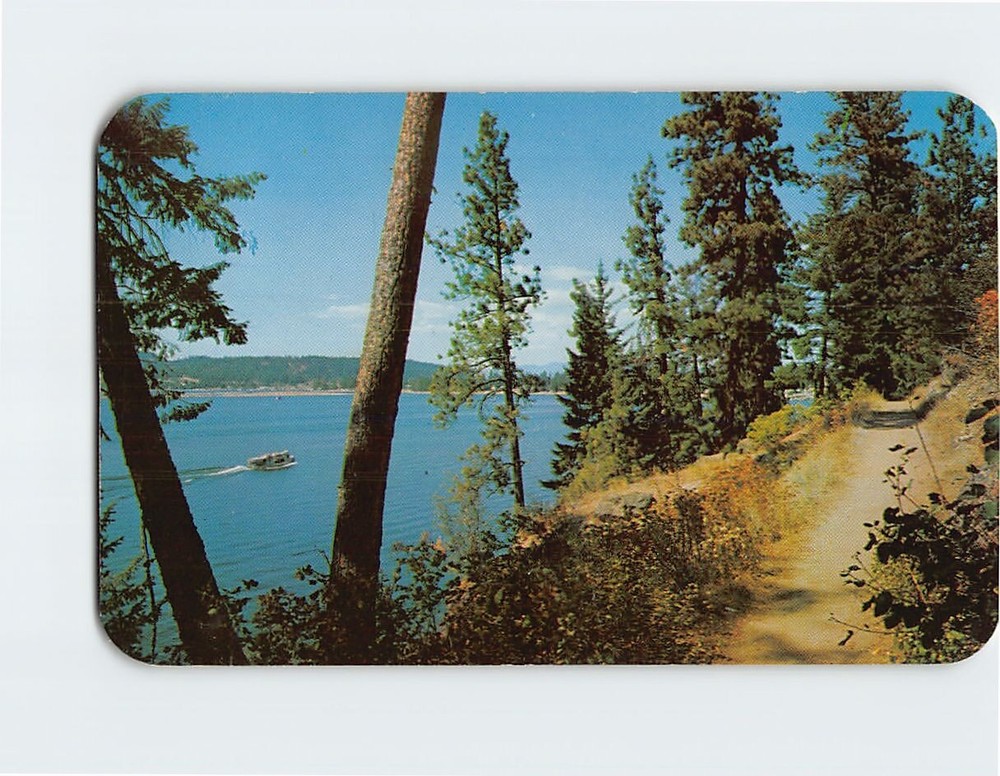 Postcard Tubbs Hill Trail Couer d Alene Idaho USA