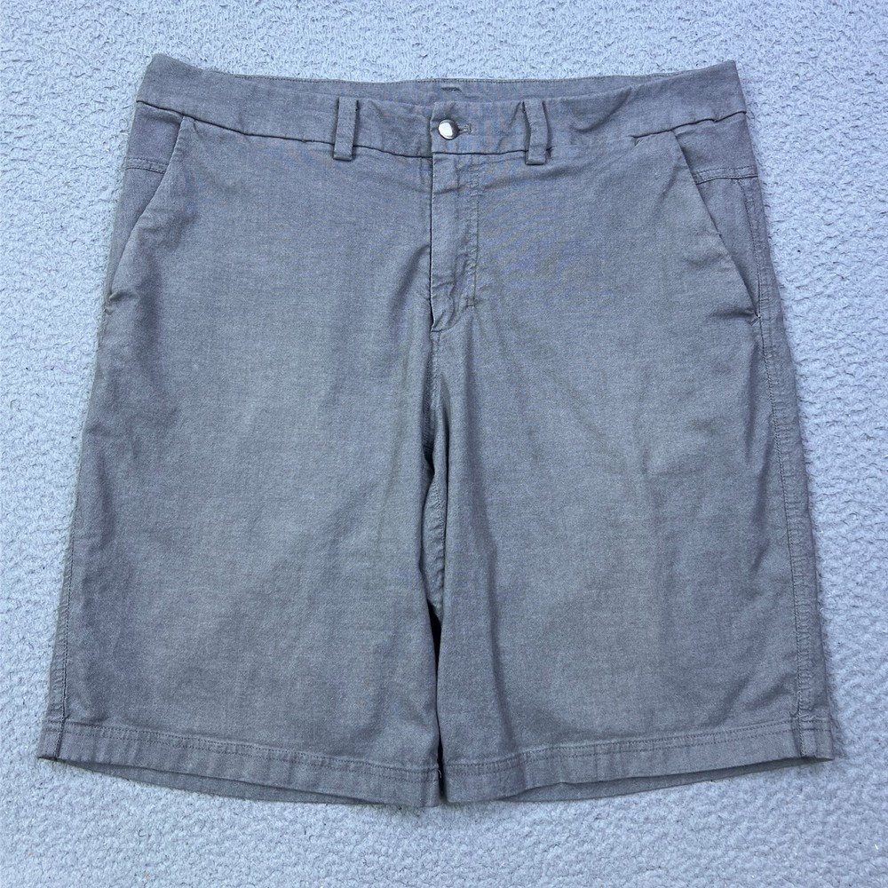 Lululemon The Works Short Men's 36 Gray Quick Oxford 11