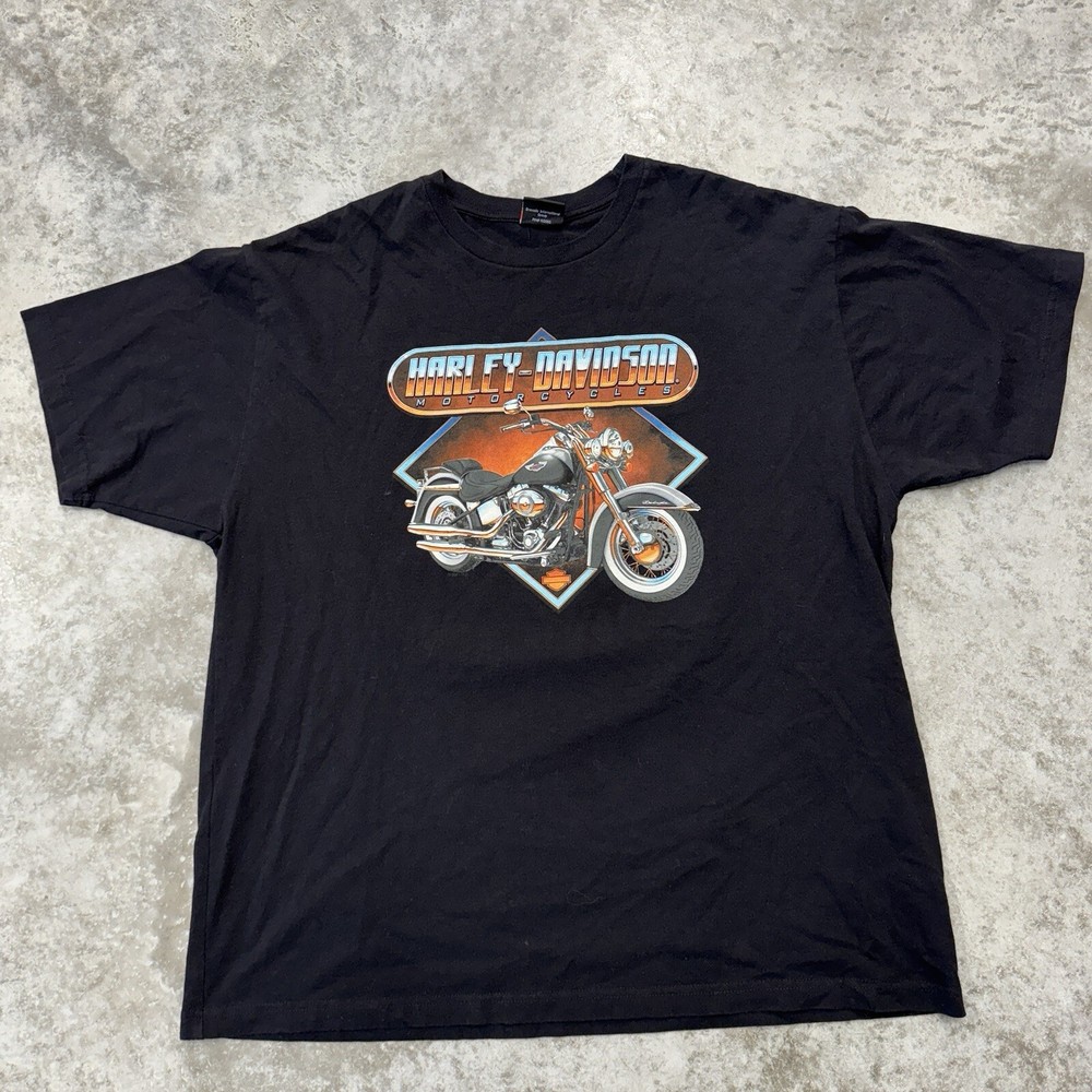Vintage Harley Davidson shirt mens 2XL Motorcycle biker y2k south Carolina black