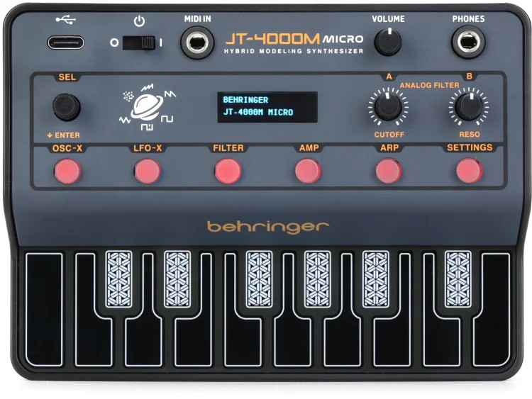 Behringer JT-4000M Micro Hybrid Modeling Synthesizer