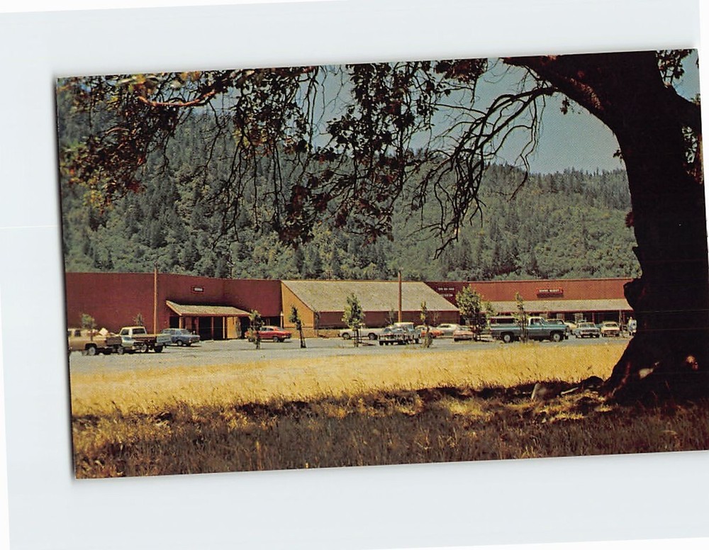 Postcard Hoopa Valley Shopping Center Hoopa California USA