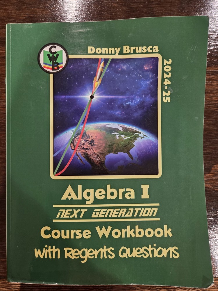 Algebra I Next Generation Course Workbook