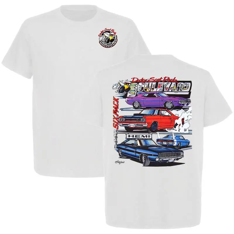 Dodge Scat Pack Boulevard T-Shirt ? Vintage Mopar Muscle Car Graphic Tee