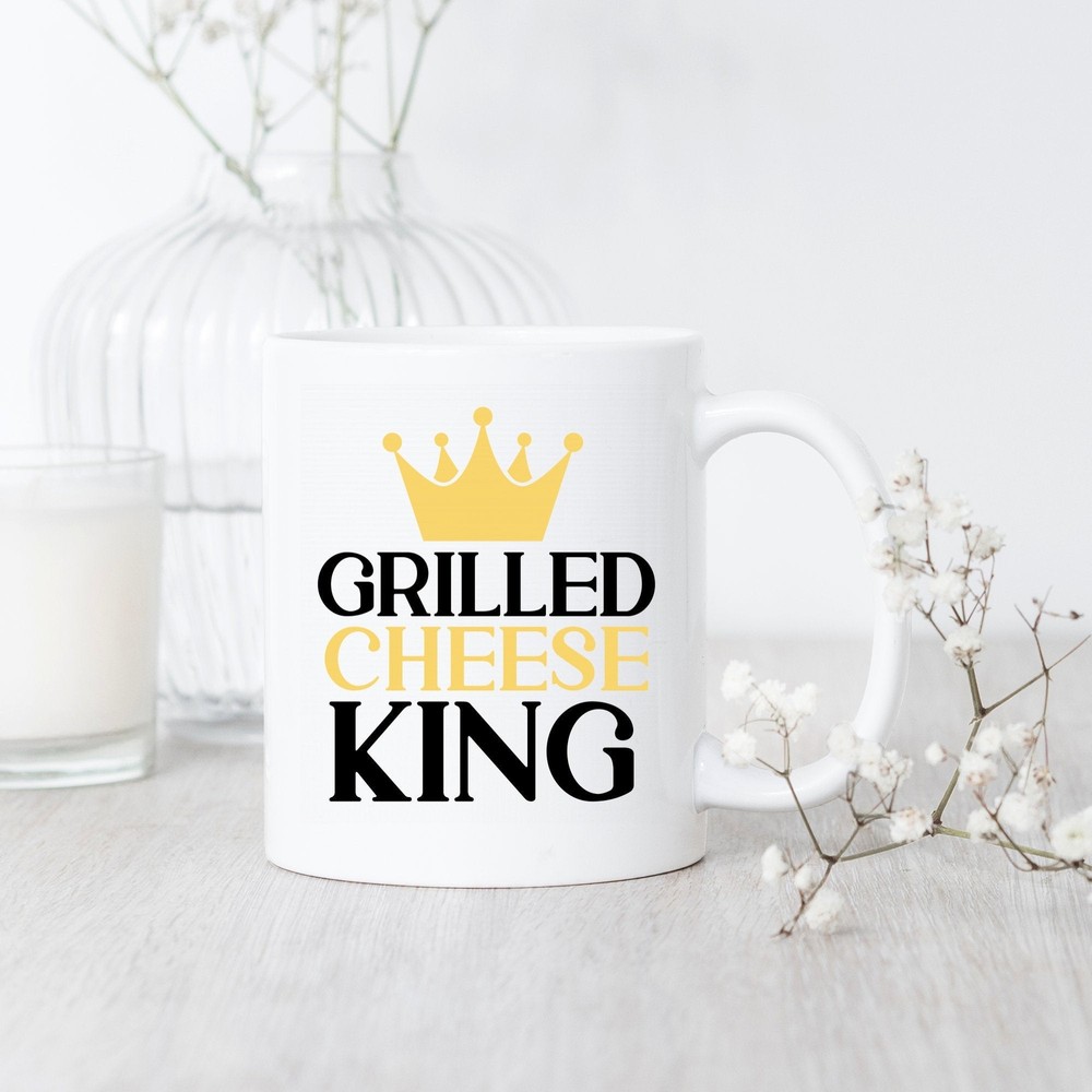 Grilled Cheese King Mug Funny Cheese Mug Grilled Cheese Lover Gift Grilled