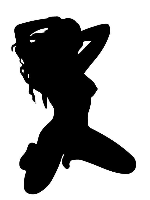 Sexy Woman Silhouette Vinyl Die Cut Sticker - Bold & Explicit Design