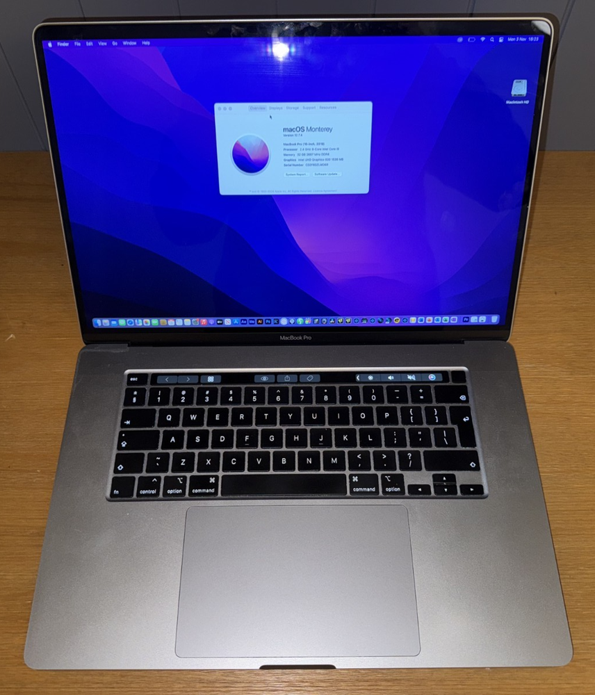 Apple MacBook Pro - 16 inch Intel i9 32GB RAM 512GB SSD - ABLETON & PREMIERE PRO