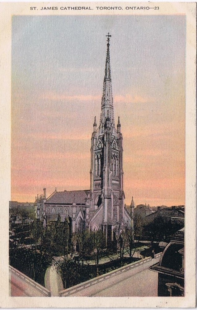 Postcard St James Cathedral Toronto Ontario