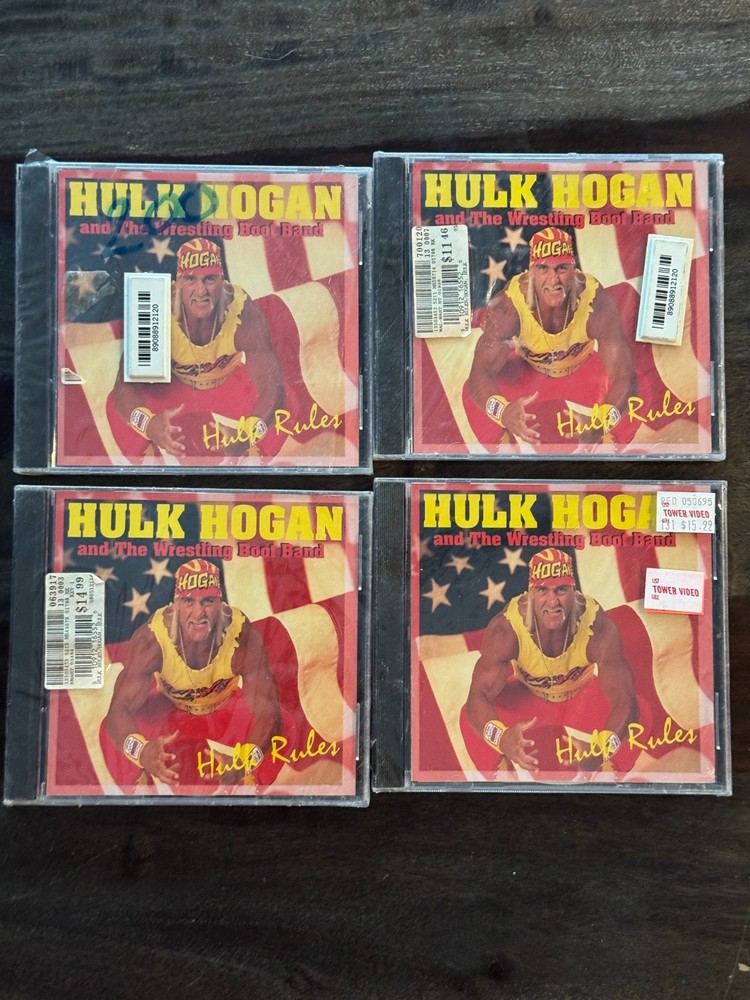 Hulk Hogan & The Wrestling Boot Band – Hulk Rules CD NEW Sealed Jimmy Hart 1995