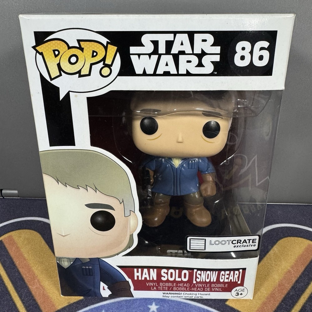Funko Pop Star Wars Han Solo (Snow Gear) #86 Loot Crate Exclusive Vinyl Figure
