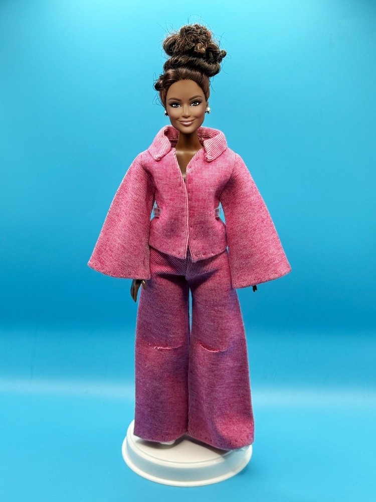 Handsewn Sweater And Pants Set For Barbie Doll ( Curvy Doll )