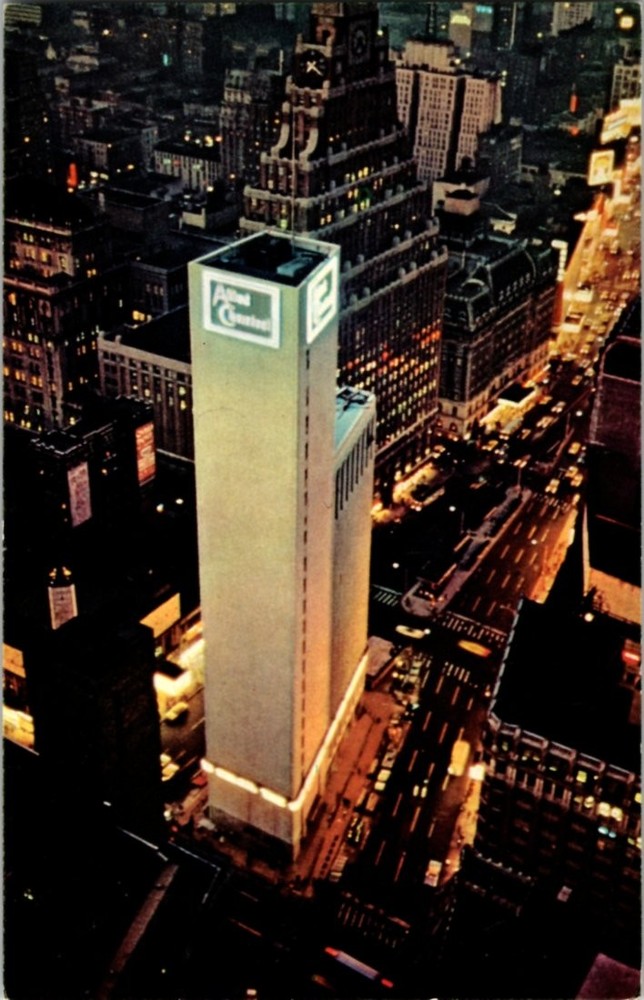 Pre-1980 ALLIED CHEMICAL TOWER AT TIMES SQUARE New York City NY m/14 BJ9977