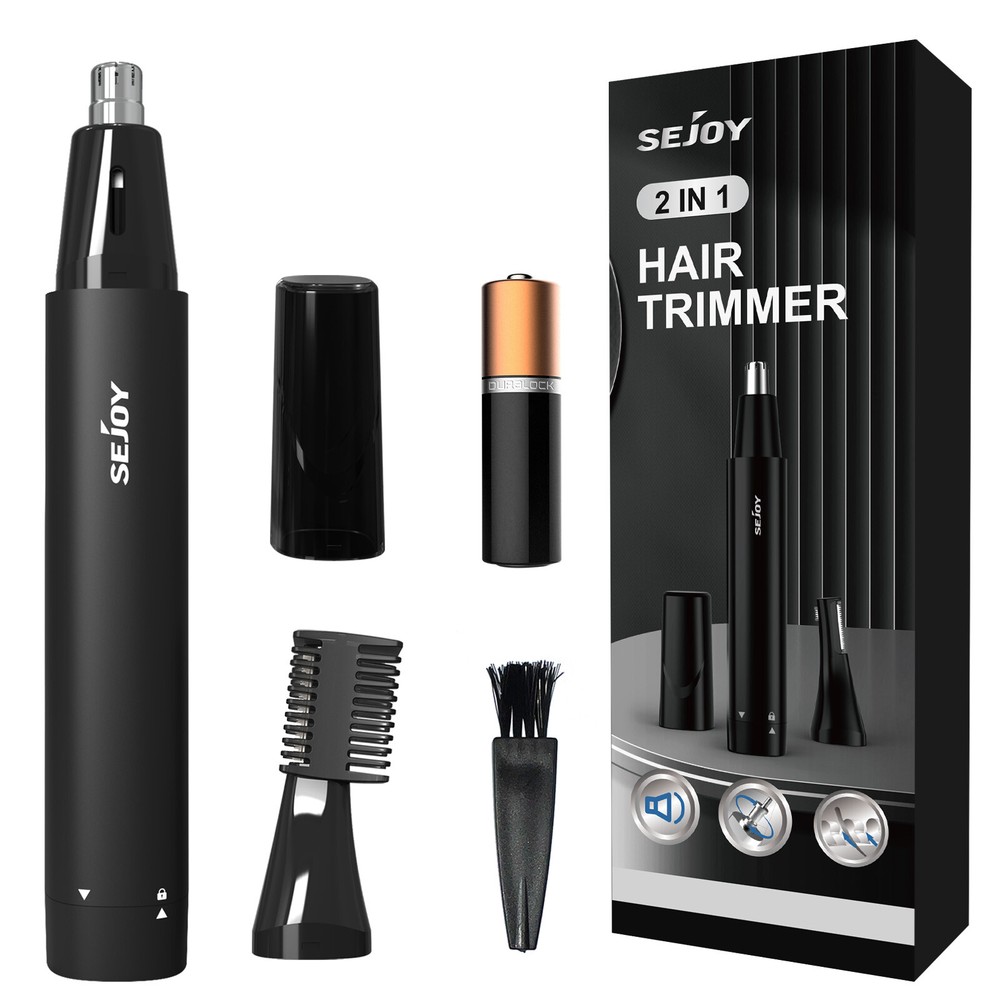 Electric Ear Beard Nose Hair Trimmer Eyebrow Mustache Remover Shaver Clipper
