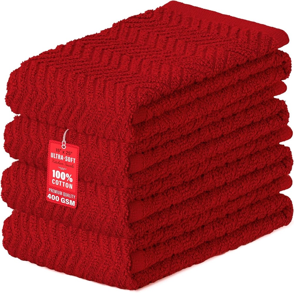 100% Cotton Kitchen Towels, 15