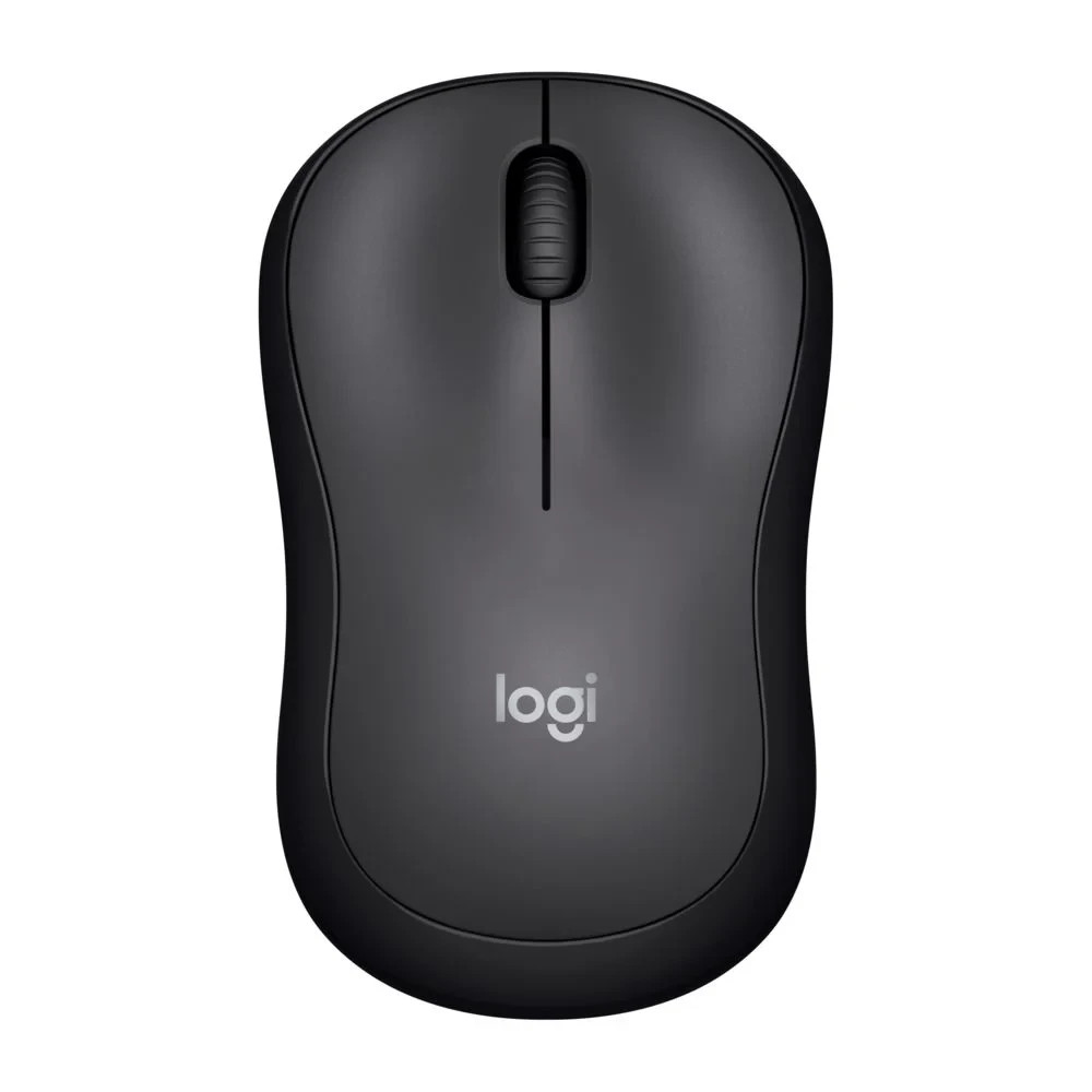 Logitech Silent Click Wireless Mouse in Sleek Black Design