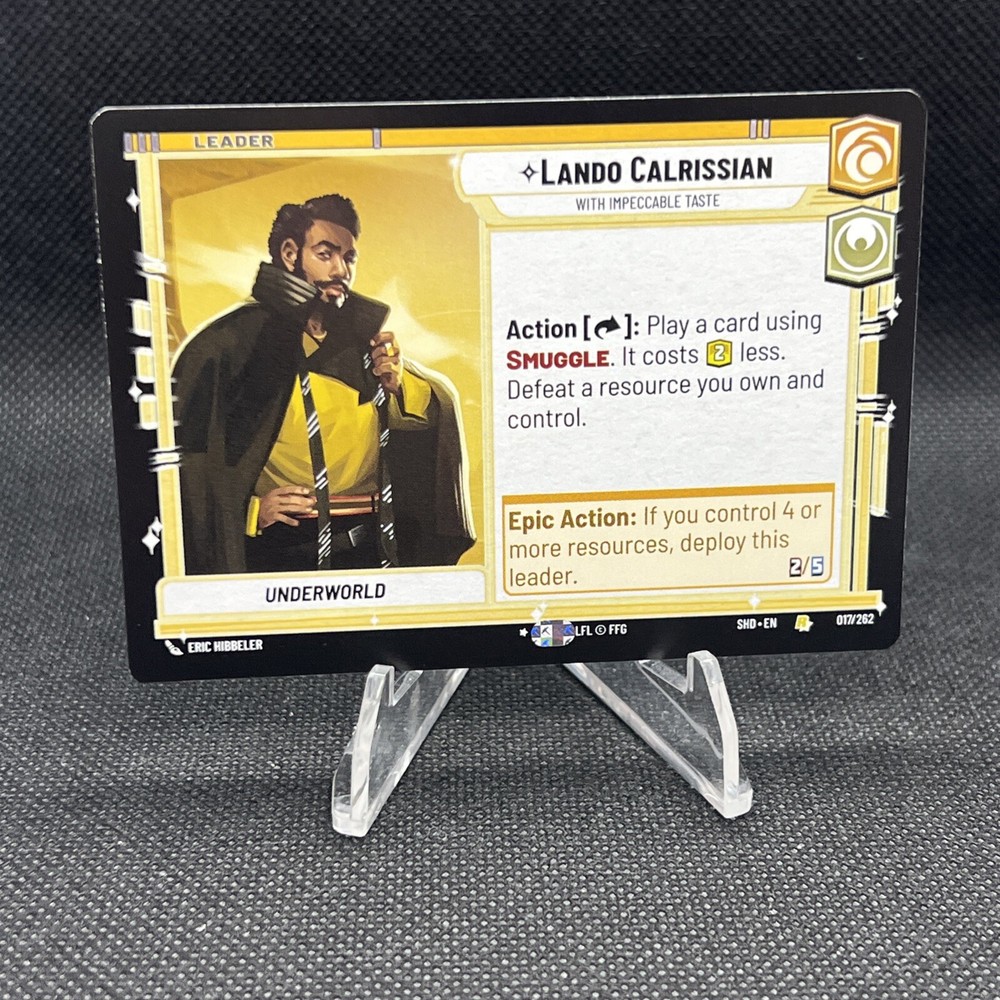 Lando Calrissian - SHD 017 NM - Star Wars Unlimited