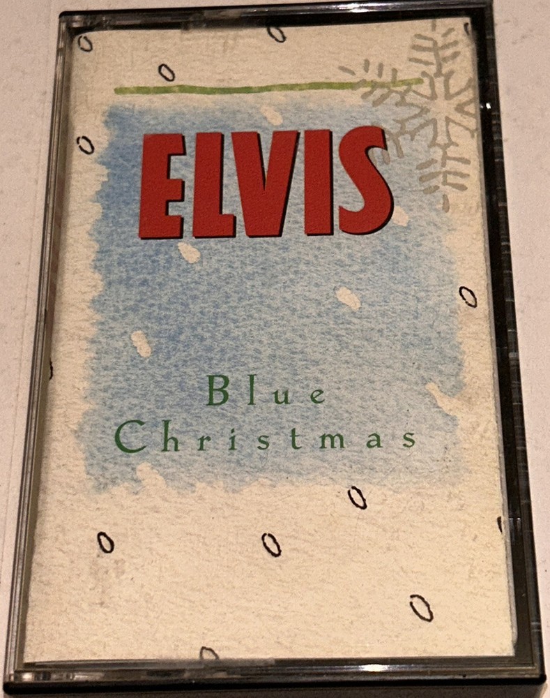 Elvis Presley Blue Christmas Album Holiday Music Cassette 1P12