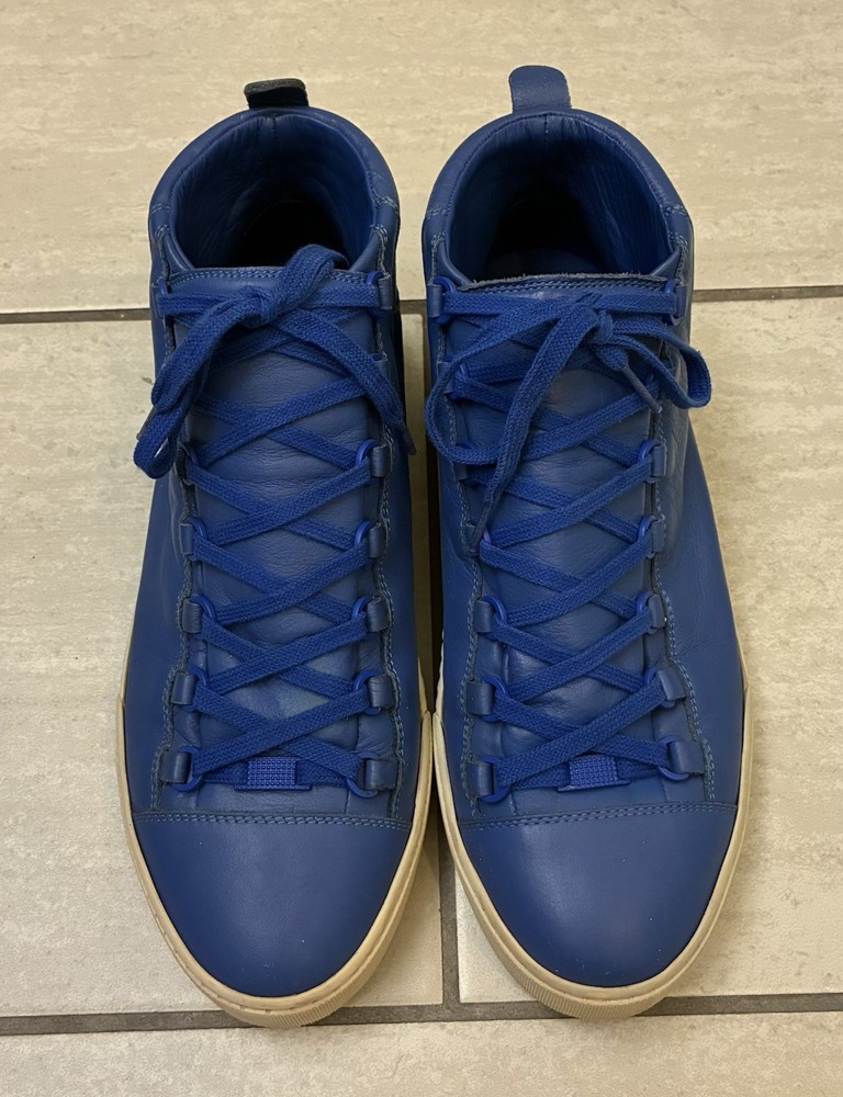 Balenciaga Arena Blue High Top Sneakers