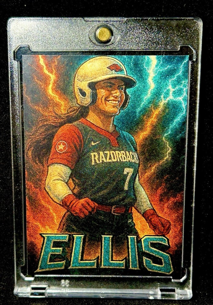 Bri Ellis 2025 Anime Sport Swag Cartoon Prism - Arkansas Razorbacks SSP