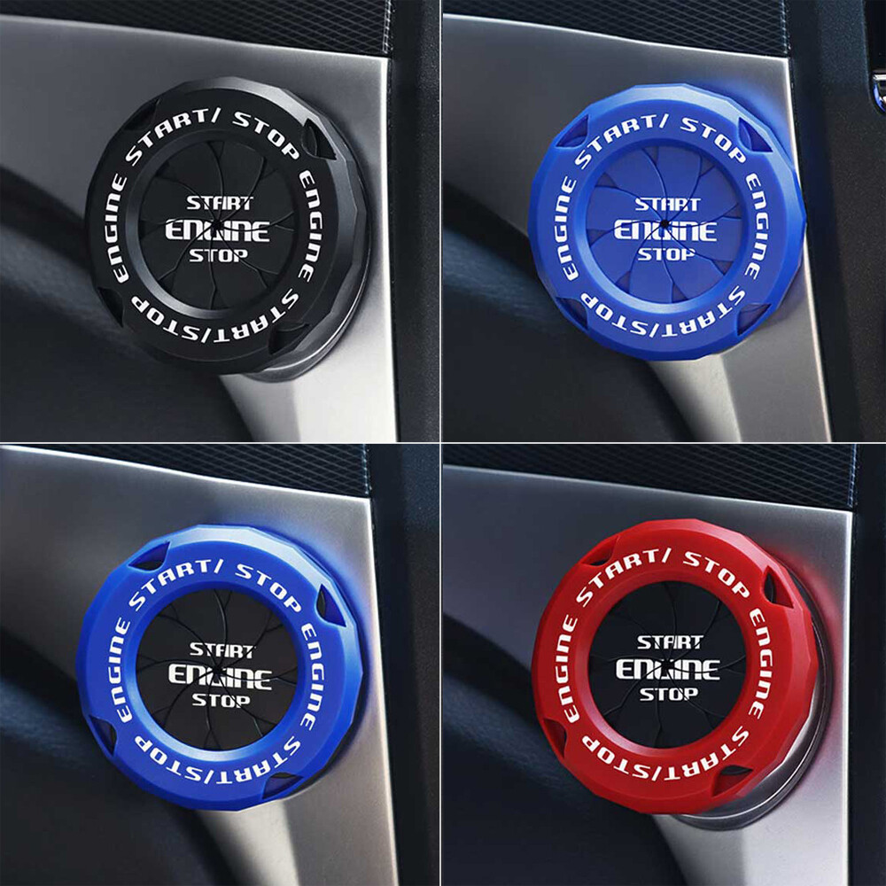 Car Auto Engine Start Stop Push Button Switch Cover Trim Interior Accessories
