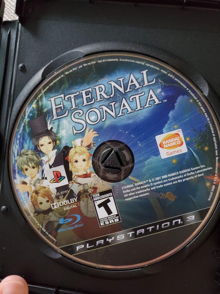 Eternal Sonata (Sony PlayStation 3, 2008) Disc Only Not Working