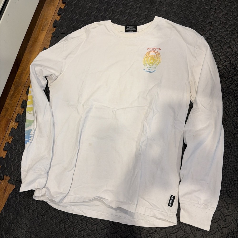 Billionaire Boys Club Ice Cream 7 Mercer & Howard Long Sleeve Adult Small RARE!