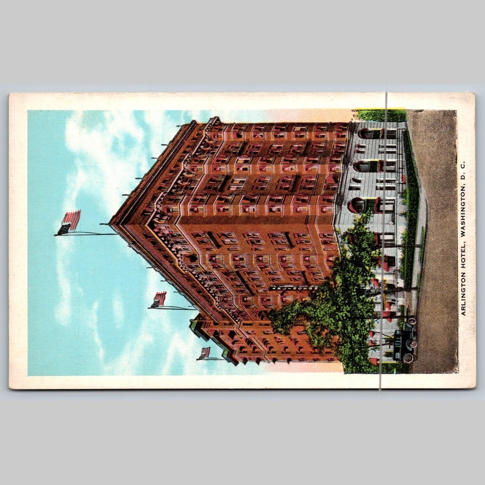 Postcard Arlington Hotel Washington D.C. Architecture