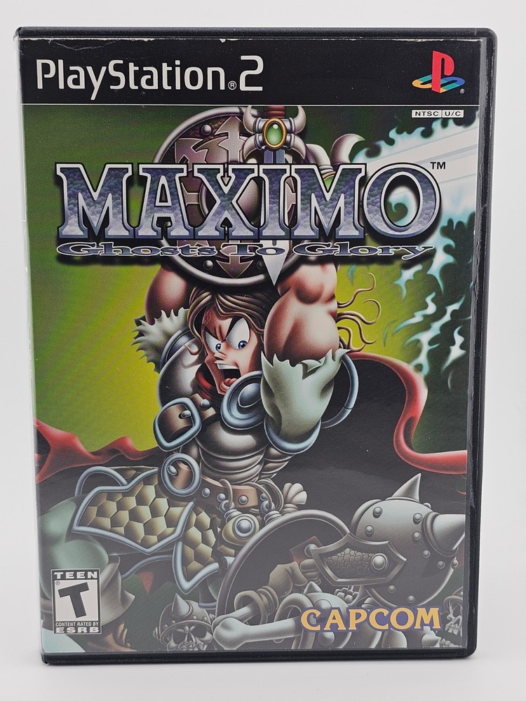 Sony Playstation 2 PS2 Maximo Ghosts To Glory Disc + Case Cleaned Tested